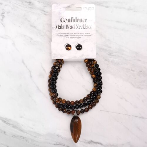 Confidence Mala Bead Necklace