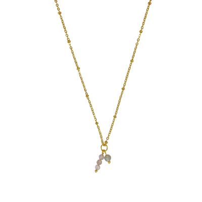 Necklace Ametrine & Labradorite - Gold