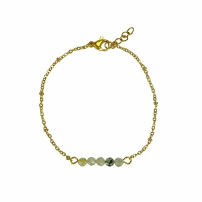 Pulsera Prehnita - Oro