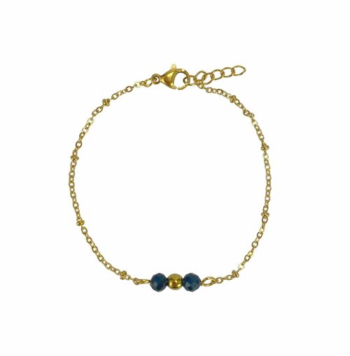 Bracelet Gold Obsidian - Gold