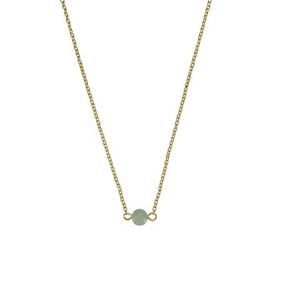Necklace Amazonite - Gold
