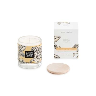 Aromatic Candle - Floral and Citrus Fragrance - Shades of Orange Blossom - 220gr