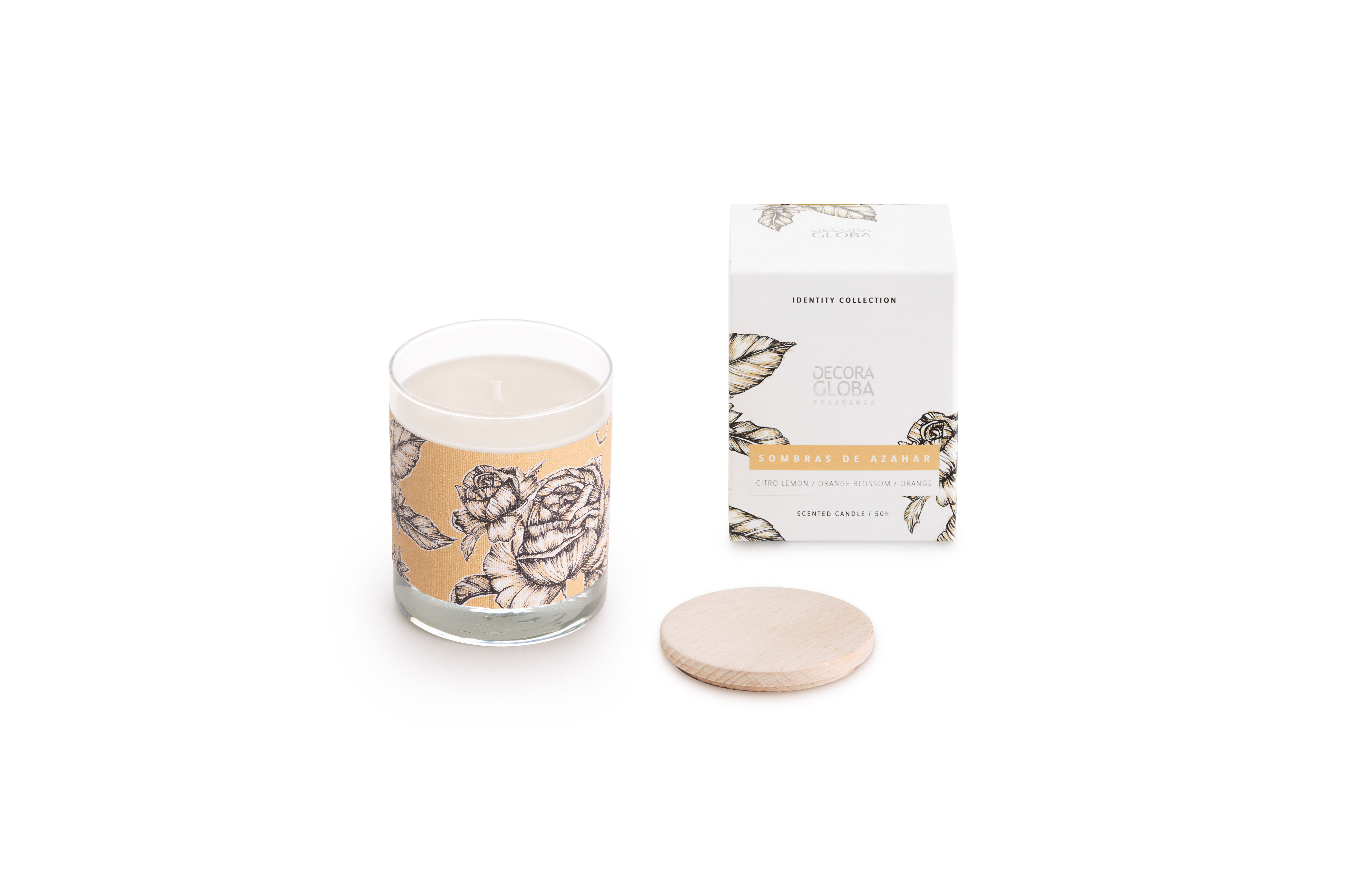 Aromatic Candle - Orange Blossom Shades - 220gr - Identity Collection