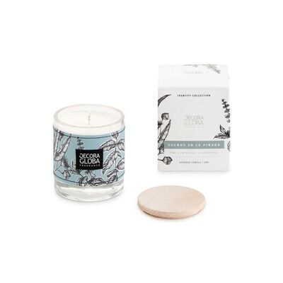 Scented candle - Mediterranean forest fragrance - Dreams in La Pinada - 220gr