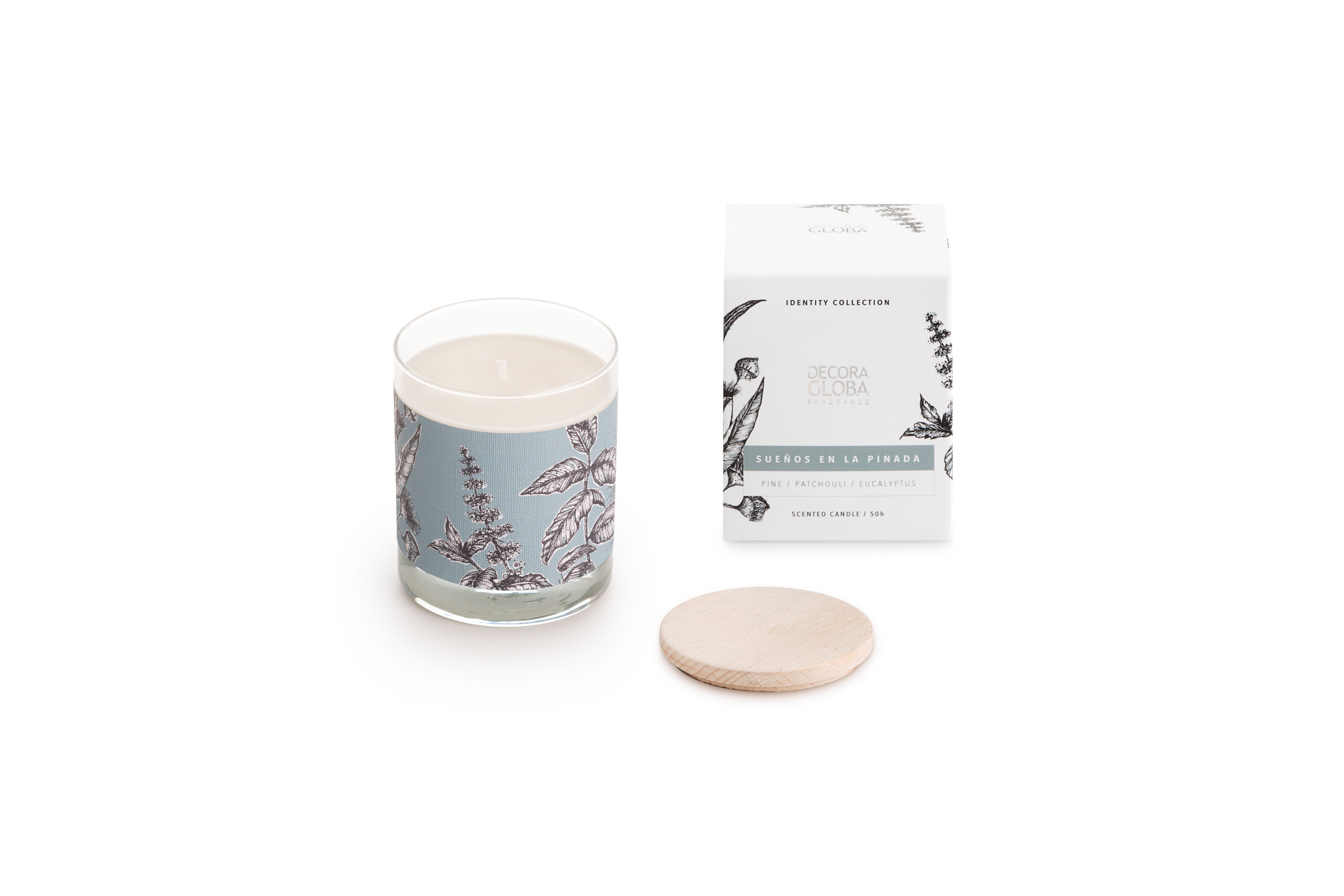 Bougie parfumée - Rêves dans la forêt de pins - 220 g - Collection Identité