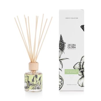 Mikado Diffuseur - Fragrance Herbe Fraîchement Coupée - Repos dans l'herbe - 100ml/3,38fl.oz 1