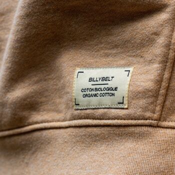 Sweatshirt 100% coton biologique Casual - Beige chiné 4
