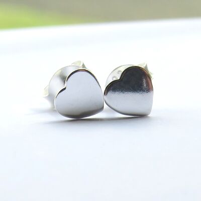 Heart Stud Earrings