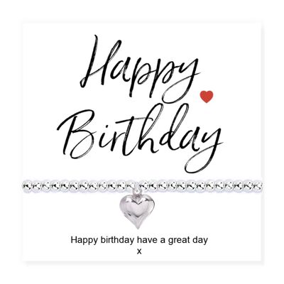 Happy Birthday Bracelet - Message Card