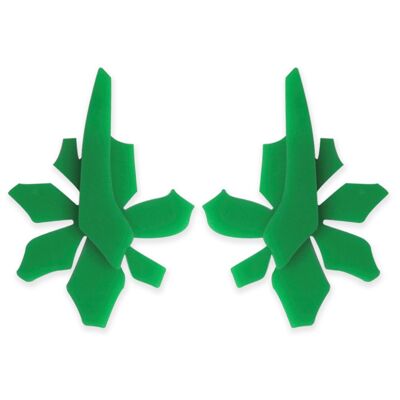 Orecchini verde ippocastano