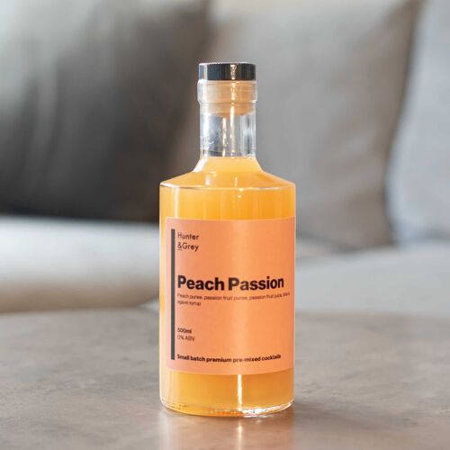 Peach Passion Non Alcoholic Cocktail