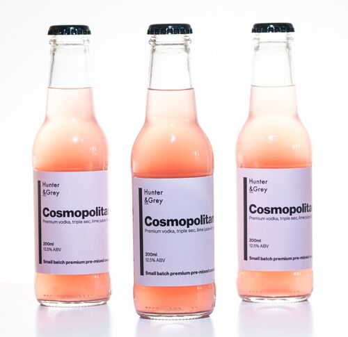 Premium Bottled Cosmopolitan - 200ml Bottles