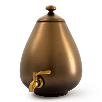 Dispensador de cerámica 5L - Huevo de porcelana - Imperial Gold ¡NB! Grifo se vende por separado