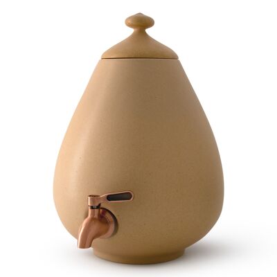 Dispensador de cerámica 5L - Huevo de porcelana - Sahara ¡NB! Grifo se vende por separado