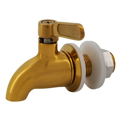 Steel Tap – Porcelain Egg - Gold