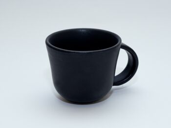 Mug à Café en Grès - 20cl - Noir Mat 1
