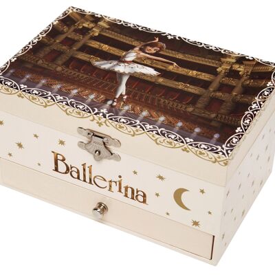 Ballerina© Phosphorescent Musical Jewelry Box