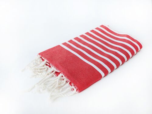 Traditionelles Fouta-Tuch - Brest Rot
