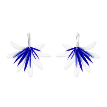 Boucles d'oreilles DRAGO bleu 1