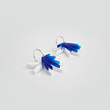 Boucles d'oreilles DRAGO bleu 3