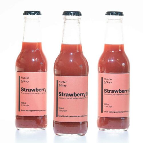 Premium Bottled Strawberry Daiquiri -  200ml Bottles