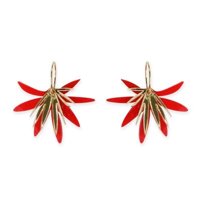 Red DRAGO earrings