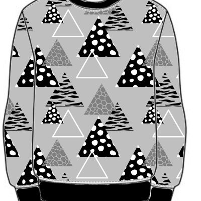 Mono Triangle Handgemachter Pullover