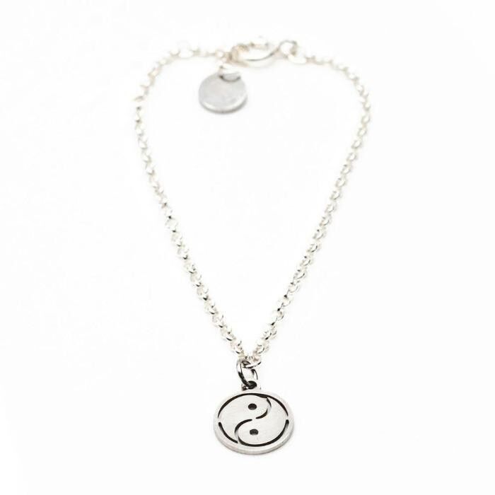 Bracciale Yin & Yang in argento sterling