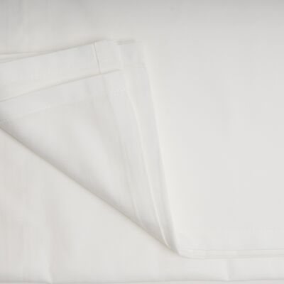 Luxury Organic Cotton Flat Sheet - White - King