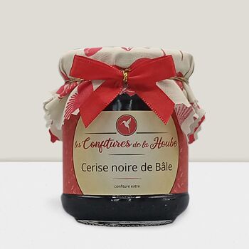 Confiture Extra Cerise Noire de Bâle - Vanille  220gr 1