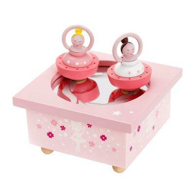 Pink Dancing Ballerina Music Box