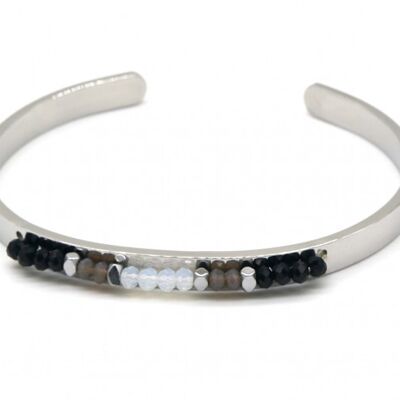 B010-035S Bracelet en acier inoxydable avec perles