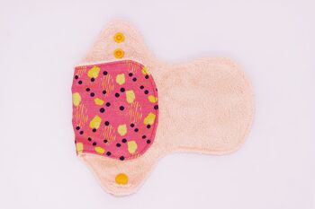 Serviette menstruelle lavable - Coton bio avec intérieur Bambou - Fabriqué en France 7