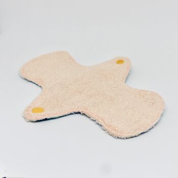 Pack 4 protège-slips lavables bio - Serviettes menstruelles petit format - Coton bio avec intérieur Bambou - Fabriqué en France 8