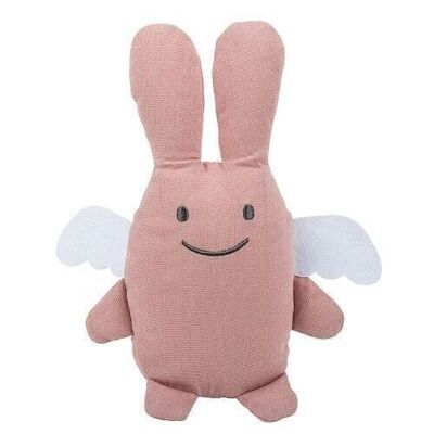 Ange Lapin Doudou - Vieux Rose 20Cm coton Bio