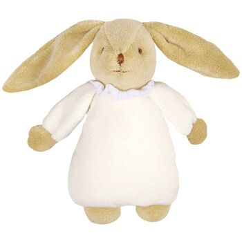 Lapin Nid d'Ange Doudou Musical - Ivoire 25Cm- Printemps