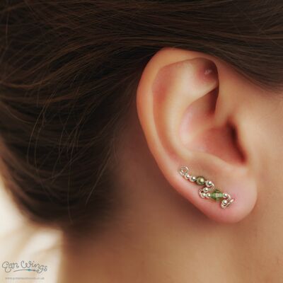 Ear Wings Peridot Sterling Silver