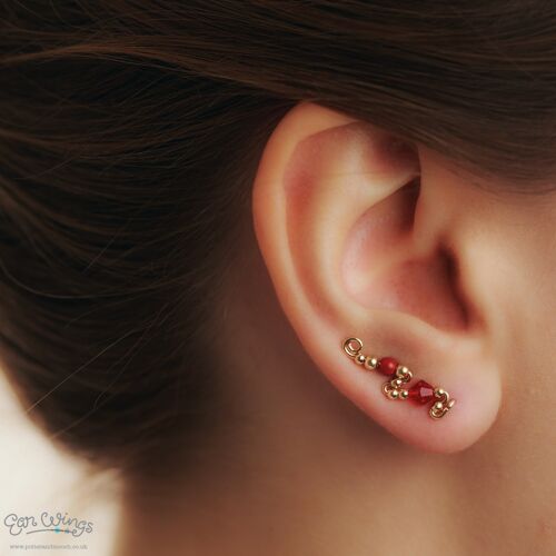 Ear Wings Light Siam 14ct Yellow Gold