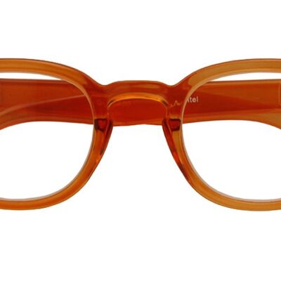 Leesbril Montel Naranja Transparente