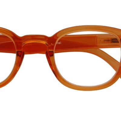 Leesbril Montel Orange Transparent