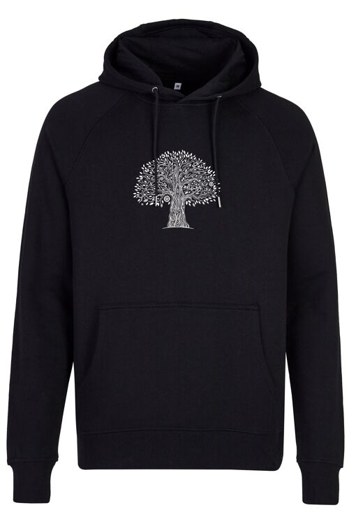 Basic Bio Hoody (men) treelife - Schwarz