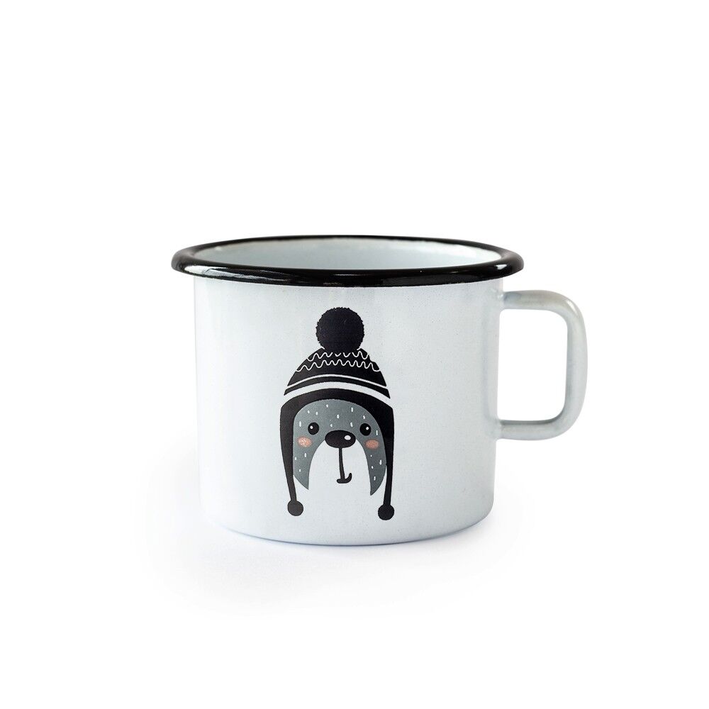 Taza esmaltada "Osito de peluche"