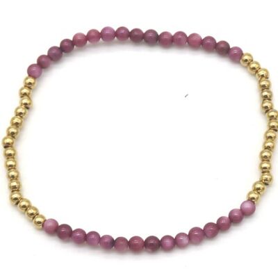 B2142-005B Bracciale elastico in acciaio S. Pietra Bauhinia