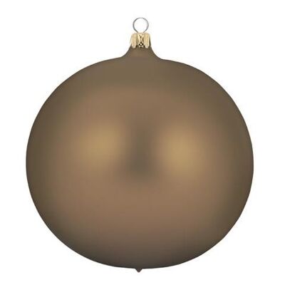 Christmas ball bauble metal matt - 10cm