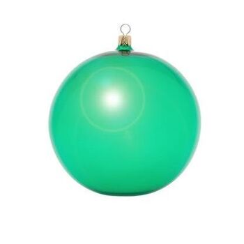 Boule de Noël Blubb - vert brillant - 10cm 2