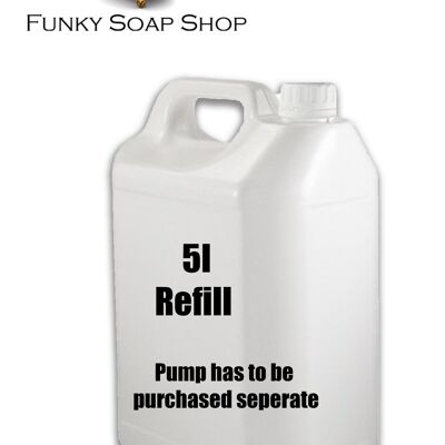 5l ECO- CLEAN LIQUID SOAP FRAGRANCE FREE, Refill