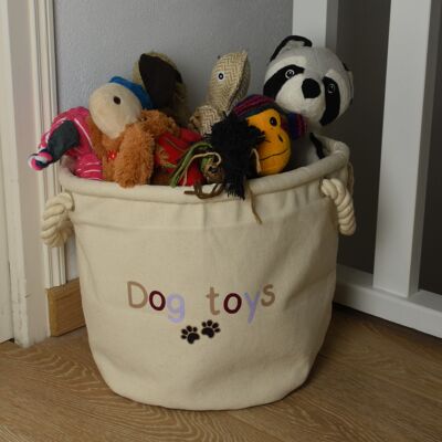 Dog toys basket "Dog toys"