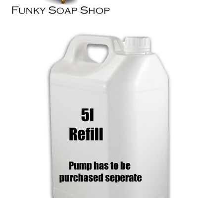 5l ECO- CLEAN LIQUID SOAP WITH BLACK PEPPER & LIME, Refill