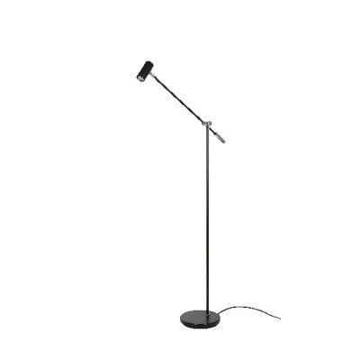 Floor lamp Cato height 100-133,9cm flat black