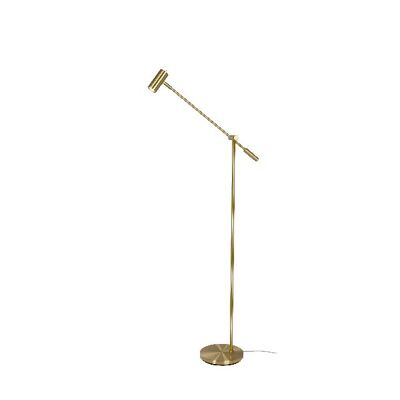Floor lamp Cato height 100-133,9cm polished brass